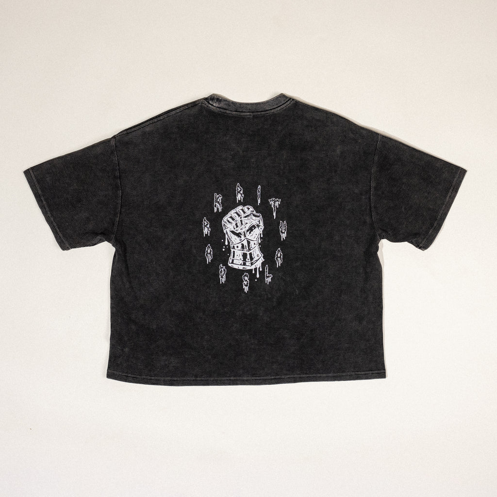 Gauntlet - Cropped Waffle Tee