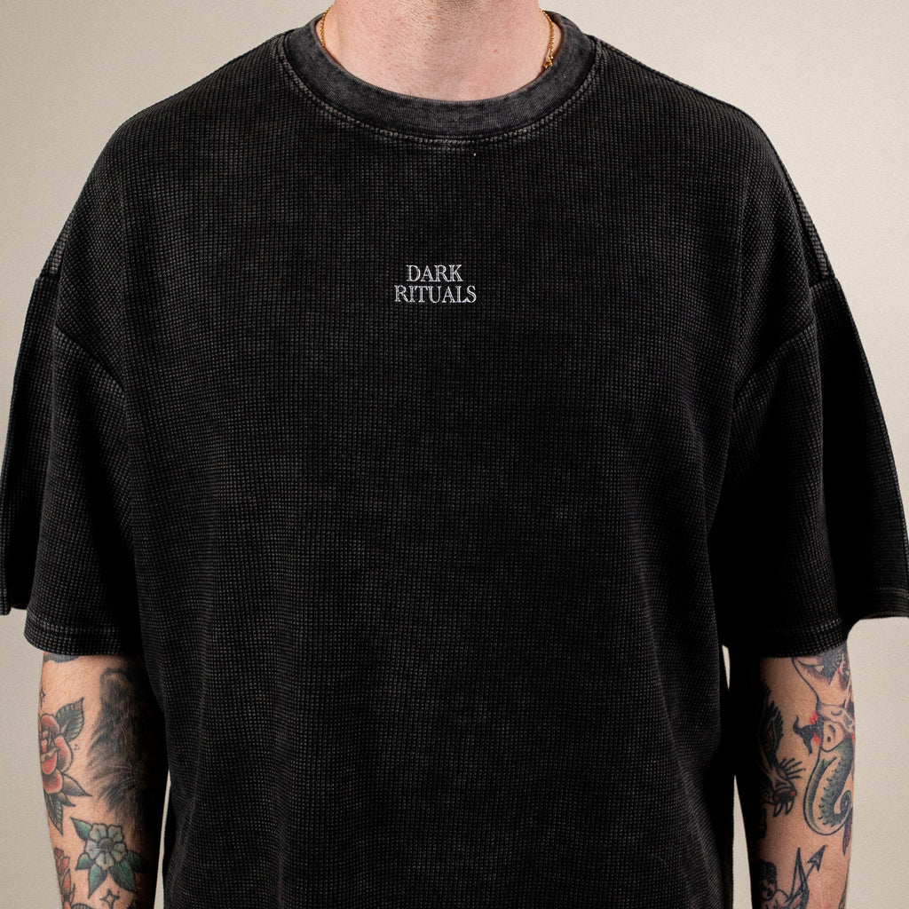 Into the Cauldron - Cropped Waffle Tee