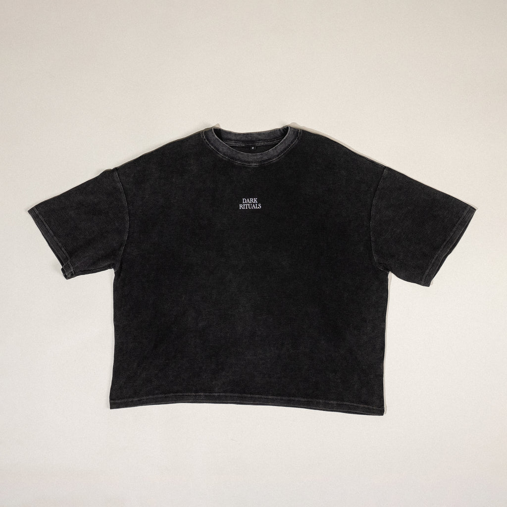 Into the Cauldron - Cropped Waffle Tee