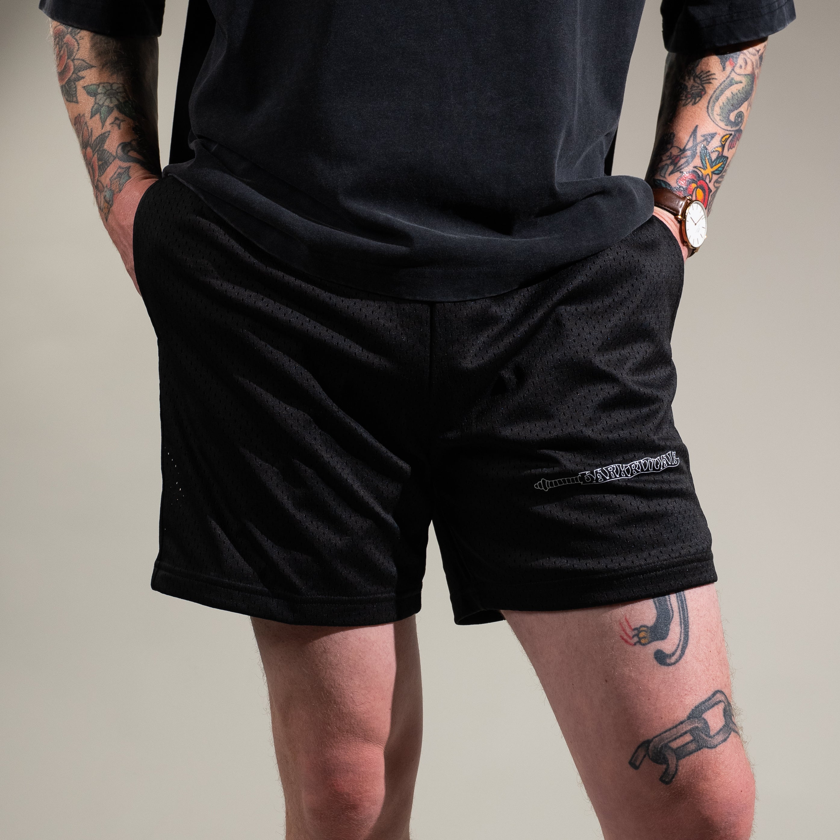 Retro Dagger Gym Shorts